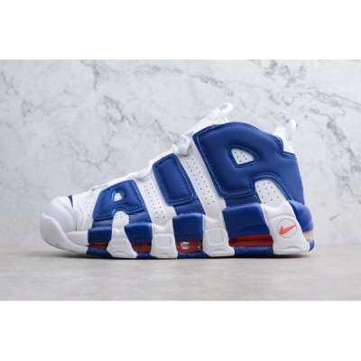 Nike Air More Uptempo Beyaz / Kraliyet Mavisi / Turuncu Spor Ayakkabı Türkiye - 0CWM9WZ8